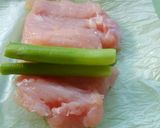 とにかく簡単＊鶏ハム風アレンジ＊野菜巻き作り方11写真