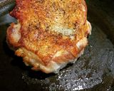 鶏もも肉の皮パリ焼き 柚子胡椒風味作り方5写真