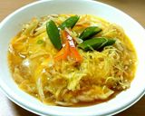 レンジで簡単❗野菜と豆腐の卵かけ甘煮作り方4写真