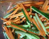 お手軽✿ヘルシー❀チキンと野菜のつまみ作り方5写真
