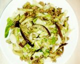 茄子とキャベツの味噌炒め作り方6写真