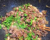 牛肉とセロリの混ぜご飯作り方5写真