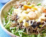 中華丼の具で♪揚げあんかけ蕎麦作り方6写真