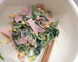 基本の★ポパイサラダ♡ほうれん草サラダ♡作り方5写真