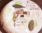 簡単絶品！鍋1つでクリームスープパスタ♪作り方2写真
