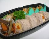 圧力鍋で☆親子巻き蒸し作り方6写真
