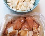♪鶏むね肉とレンコンの変わり唐揚げ♪作り方3写真