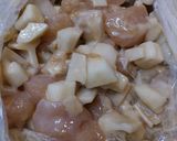 ♪鶏むね肉とレンコンの変わり唐揚げ♪作り方4写真