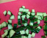 キュウリと大豆の和えるだけ簡単サラダ作り方3写真