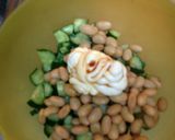 キュウリと大豆の和えるだけ簡単サラダ作り方5写真
