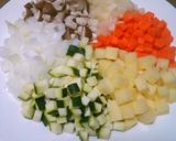 とってもおいしい　野菜だけミネストローネ作り方1写真