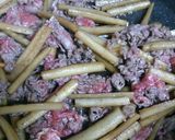 ♪牛肉とゴボウの佃煮風♪作り方6写真