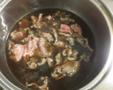 牛肉とごぼう、もやしのすき焼き風煮作り方5写真