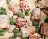少ない油で＊ししとうとちくわの磯辺揚げ作り方6写真
