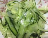 ♡きゅうりで⭐︎冷やしそうめん風♡作り方1写真