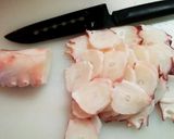 簡単おつまみ♪タコのニンニク炒め☆作り方2写真