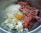 自宅で簡単！　トマト煮込みハンバーグ作り方1写真