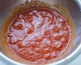自宅で簡単！　トマト煮込みハンバーグ作り方3写真