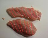 むね肉でも柔らか♪チキンキムチーズ焼き作り方2写真