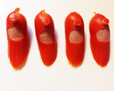 簡単 キャラ弁 おかず 着ぐるみ星人①作り方6写真