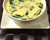 超簡単レンジで ニラ玉豆腐茶碗蒸し作り方3写真