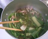 チンゲン菜挽き肉ブロッコリーの中華スープ作り方4写真