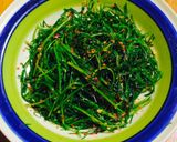 レンジで‼️おかひじきのナムル✨作り方3写真