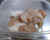 鶏肉のケチャップあん作り方1写真