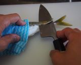 基本のアジの三枚おろし作り方4写真
