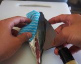基本のアジの三枚おろし作り方18写真