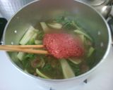 チンゲン菜挽き肉ブロッコリーの中華スープ作り方5写真