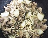豚こま大根の高菜炒め作り方5写真