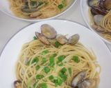 簡単！あさりの酒蒸しスパゲティ作り方6写真