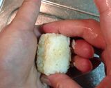 みんな大好き！肉巻きおにぎり作り方2写真