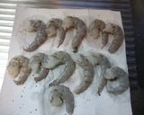 えびとキャベツのにんにく焼き醤油炒め作り方1写真