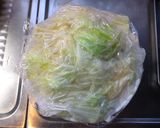 えびとキャベツのにんにく焼き醤油炒め作り方2写真