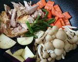 ロティサリーチキンの濃厚ランチスープ。作り方1写真
