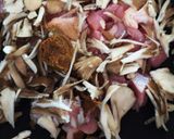 ほうれん草と鶏肉のイエローカレーライス作り方1写真
