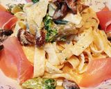 簡単★時短のクリームパスタ作り方6写真