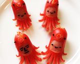 簡単 キャラ弁 おかず 着ぐるみ星人①作り方13写真