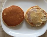 ホットケーキサンド3種。朝食、おやつに作り方4写真