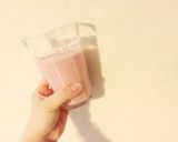 激ウマ！ひんやりイチゴスムージー作り方4写真
