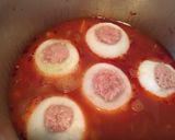 オニオン・ファルシのトマトスープ煮作り方4写真