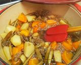 牛肉と根菜のこっくり煮作り方6写真