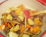牛肉と根菜のこっくり煮作り方7写真