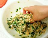 ふわっ、サクッ！鶏ミンチとニラつくね作り方2写真