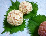 紫陽花の手まり寿司♪作り方5写真