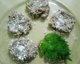 レンジで簡単！　大葉チキンバーグ作り方2写真