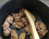 旬のたけのこと鶏肉の、超簡単煮物！作り方3写真