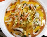 レンジで簡単!豆腐とちくわの卵とじ丼作り方3写真